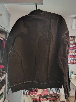 Chaqueta bomber negra personalizada