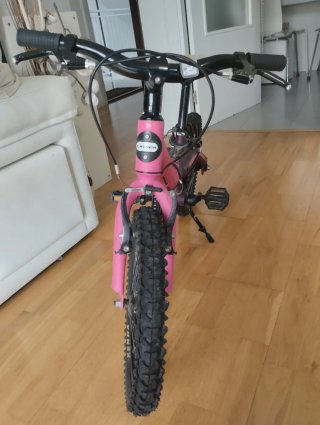 Bicicleta infantil rosa