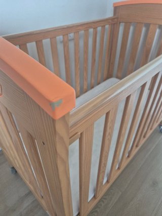 Cuna bebe Trama con colchón Ecus Kids