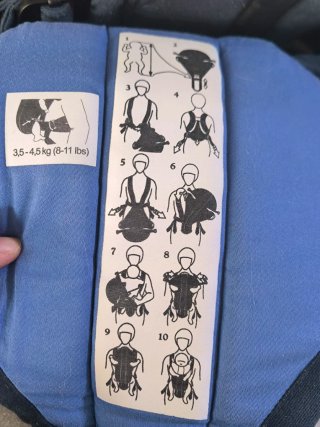 Mochila Portabebés BabyBjorn Azul