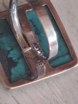 Anillo Plata 925 y Turquesa Ajustable