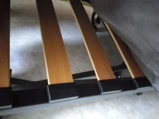 Sofá cama abatible 90cm tela
