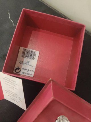 Spilla Rosa Cristallo Swarovski Vintage Anni 90