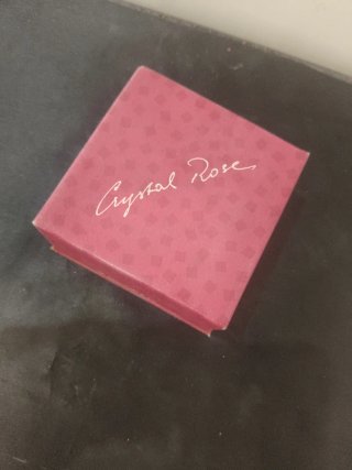 Spilla Rosa Cristallo Swarovski Vintage Anni 90