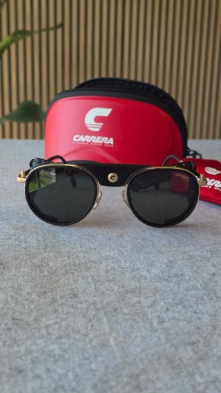 Gafas de Sol Carrera Negras y Doradas