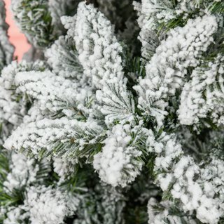 Árbol Navidad Artificial 225cm Nieve Ignífugo