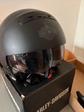 Casco Harley Davidson Negro Mate XL