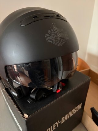 Casco Harley Davidson Negro Mate XL