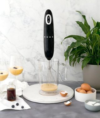 Batidora de mano Smeg negra