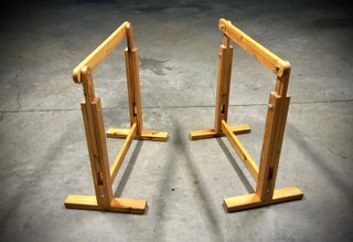 Caballetes arquitecto regulables madera