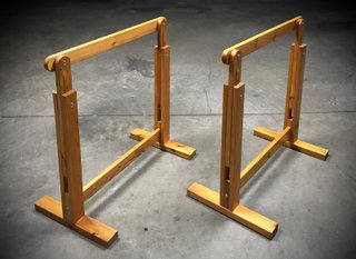 Caballetes arquitecto regulables madera