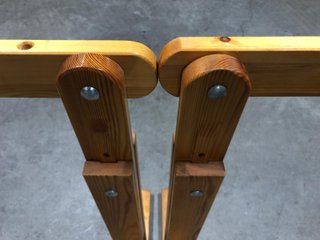 Caballetes arquitecto regulables madera