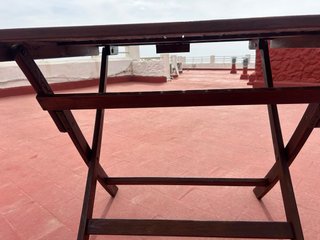 Mesa de terraza plegable madera Teka