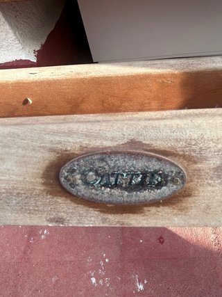 Mesa de terraza plegable madera Teka