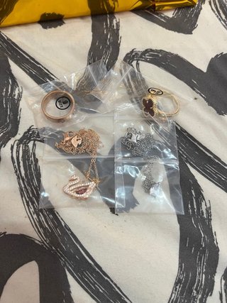 Conjunto Joyería Swarovski: Anillo y Collares