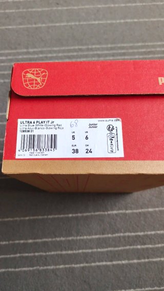 Zapatillas Puma Talla 38 Azul/Rojo