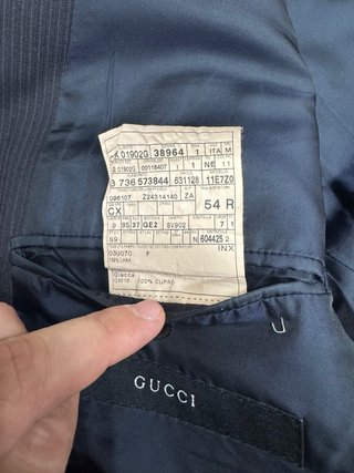 Giacca Blazer Gucci Sartoriale taglia 54 nero