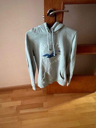 2 camisetas hollister xs y s y sudadera verde