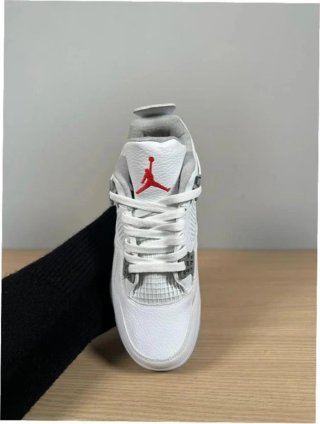 Jordan 4 Retro Blanco Oreo Talla 40