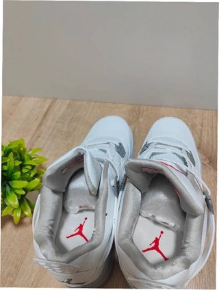 Jordan 4 Retro Blanco Oreo Talla 44