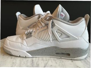Jordan 4 Retro Blanco Oreo Talla 44
