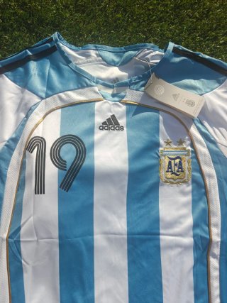Camiseta Messi 19 2006 debut Argentina