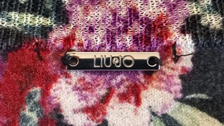 Liu Jo Maglia Floreale Grigio Viola