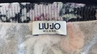 Liu Jo Maglia Floreale Grigio Viola
