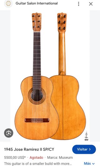Guitarra Flamenca José Ramírez año 1951