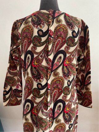 Vestido Paisley Años 60-70