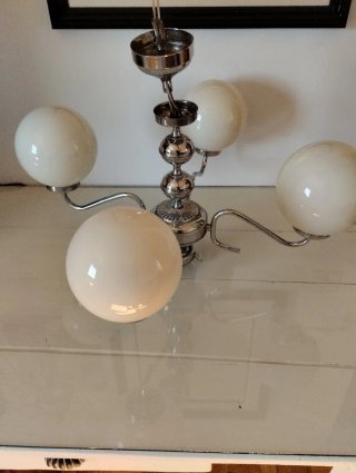 Lámpara de techo colgante con bolas