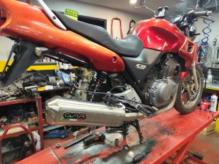 A2 Honda CB 500 Naked Roja 2003