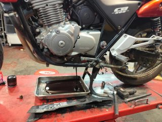 A2 Honda CB 500 Naked Roja 2003