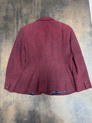 Blazer Moschino Cheap and Chic Lana Vergine Rosso