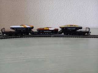 Vagón góndola con coches