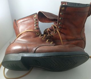 Botas Red Wing Cuero Vintage Punta Seguridad USA
