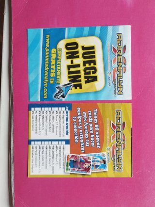 Trading card plus Adrenalyn XL 2011-12+ Folleto