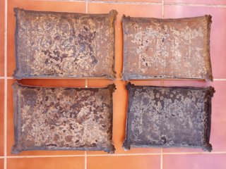4 Bandejas Horno Antiguas