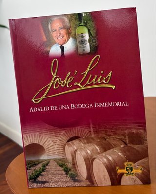 Lote:Decantador vino de diseño cristal  y libro