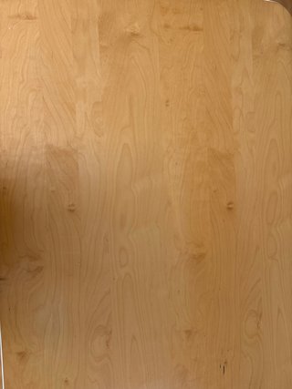 Mesa escritorio madera y blanca 120x80 largo eleg.