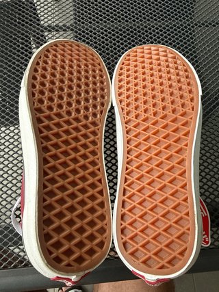 Scarpe Vans Old Skool Rosse e Bianche