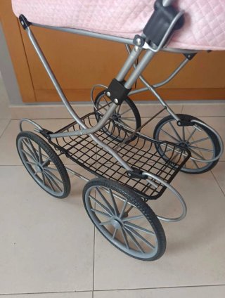 Cochecito Muñecas Rosa Clásico