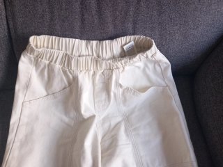 Pantalón bombacho blanco