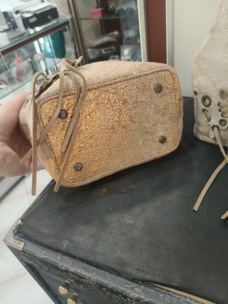 Borsa Ted Benson beige/oro vintage