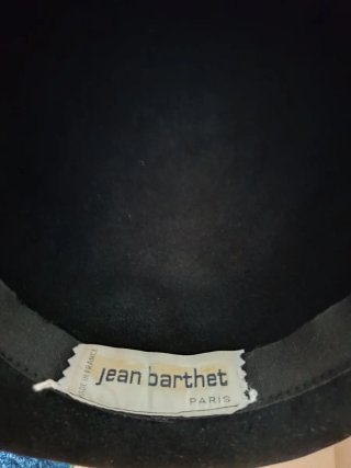 Bombín Jean Barthet Años 50 Negro Marrón