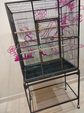 Jaula para pájaros, agapornis o loro