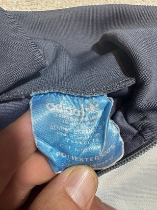 Sudadera Adidas Azul y Blanca