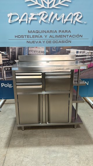 Mesa Cafetera INFRICO Acero Inoxidable