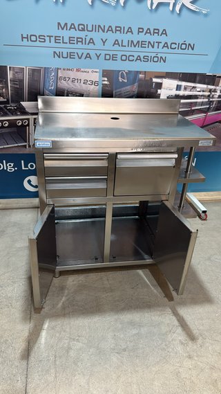 Mesa Cafetera INFRICO Acero Inoxidable