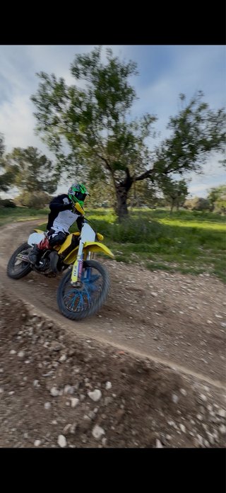 Suzuki RM 125 Motocross Blanca/Amarilla